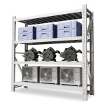 【恒载中型货架】120_60_185cm四层主架