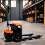 恒载半电动地牛搬运车3吨外宽550叉车1150mm越野款