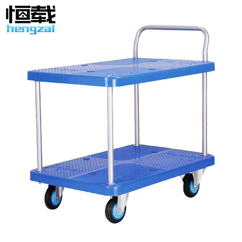 恒载双层单扶手手推车