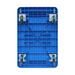 恒载全轻音平板手推车