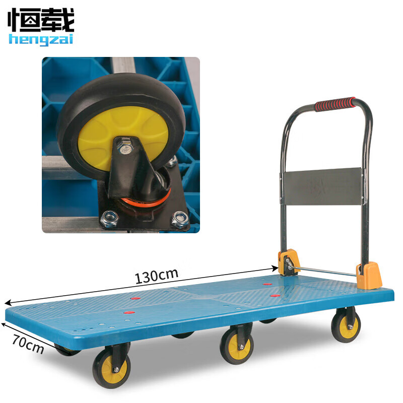 恒载六轮加钢 5寸轻音轮千斤