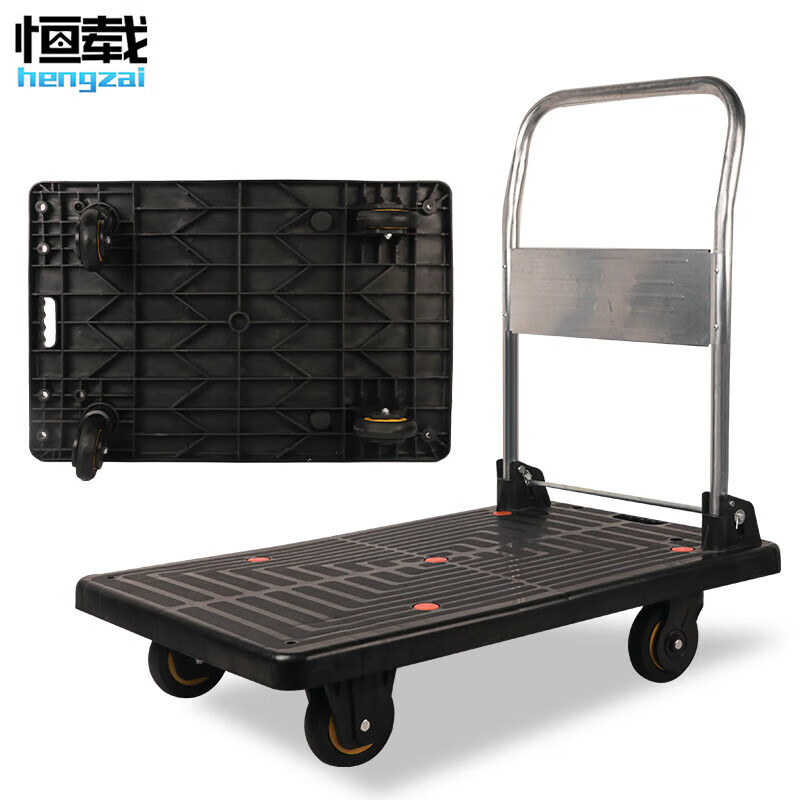 恒载轻音折叠平板车小推车